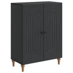 Bufet Negru 66 x 34,5 x 90 cm Lemn prelucrat GartenMobel Dekor