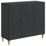 Bufet Negru 89 x 34,5 x 80 cm Lemn prelucrat GartenMobel Dekor