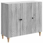 Bufet Sonoma gri 89 x 34,5 x 80 cm Lemn prelucrat GartenMobel Dekor