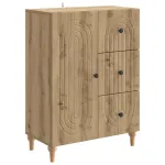 Bufet Stejar Artizanal 66 x 34,5 x 90 cm Lemn prelucrat GartenMobel Dekor
