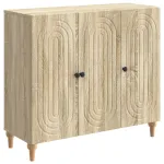 Bufet Stejar Sonoma 89 x 34,5 x 80 cm Lemn prelucrat GartenMobel Dekor
