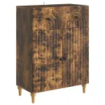 Bufet cu sertar Stejar fumuriu 66 x 34,5 x 90 cm Lemn prelucrat GartenMobel Dekor
