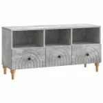Cabinet TV Gri Beton 102 x 34,5 x 50 cm Lemn prelucrat GartenMobel Dekor