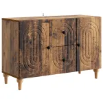 Cabinet TV Lemn vechi 89 x 34,5 x 60 cm Lemn prelucrat GartenMobel Dekor