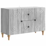 Cabinet TV Sonoma gri 89 x 34,5 x 60 cm Lemn prelucrat GartenMobel Dekor