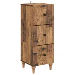 Dulap cu sertare Lemn vechi 33 x 34,5 x 90 cm Lemn prelucrat GartenMobel Dekor