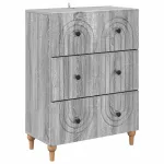 Dulap cu sertare Sonoma gri 66 x 34,5 x 90 cm Lemn prelucrat GartenMobel Dekor