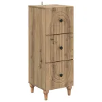 Dulap cu sertare Stejar Artizanal 33 x 34,5 x 90 cm GartenMobel Dekor