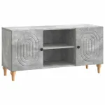 Cabinet TV Gri Beton 102 x 34,5 x 50 cm Lemn prelucrat GartenMobel Dekor