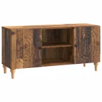 Cabinet TV Lemn vechi 102 x 34,5 x 50 cm Lemn prelucrat GartenMobel Dekor