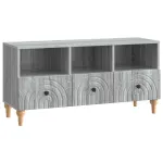 Cabinet TV Sonoma gri 102 x 34,5 x 50 cm Lemn prelucrat GartenMobel Dekor