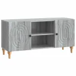 Cabinet TV Sonoma gri 102 x 34,5 x 50 cm Lemn prelucrat GartenMobel Dekor