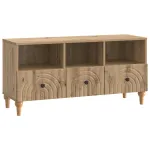 Cabinet TV Stejar Artizanal 102 x 34,5 x 50 cm Lemn prelucrat GartenMobel Dekor