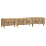 Cabinet TV Stejar Artizanal 147 x 34,5 x 30 cm Lemn prelucrat GartenMobel Dekor