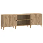 Cabinet TV Stejar Artizanal 150 x 31 x 50 cm Lemn prelucrat GartenMobel Dekor