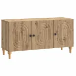 Cabinet TV Stejar Artizanal 99 x 34,5 x 50 cm Lemn prelucrat GartenMobel Dekor