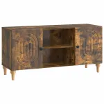 Cabinet TV Stejar fumuriu 102 x 34,5 x 50 cm Lemn prelucrat GartenMobel Dekor