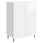 Bufet Alb foarte lucios 66 x 34,5 x 92 cm Lemn prelucrat GartenMobel Dekor