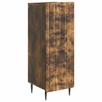 Bufet Stejar fumuriu 34,5 x 33 x 92 cm Lemn prelucrat GartenMobel Dekor