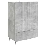 Bufet cu sertar Gri Beton 66 x 34,5 x 97 cm Lemn prelucrat GartenMobel Dekor