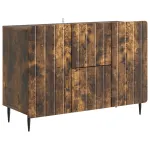 Bufet cu sertar Stejar fumuriu 89 x 34,5 x 62 cm Lemn prelucrat GartenMobel Dekor