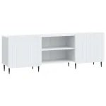 Cabinet TV Alb 150 x 31 x 52 cm Lemn prelucrat GartenMobel Dekor