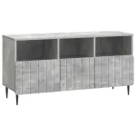 Cabinet TV Gri Beton 102 x 34,5 x 50 cm Lemn prelucrat GartenMobel Dekor