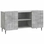 Cabinet TV Gri Beton 102 x 34,5 x 52 cm Lemn prelucrat GartenMobel Dekor