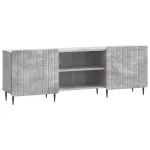 Cabinet TV Gri Beton 150 x 31 x 52 cm Lemn prelucrat GartenMobel Dekor