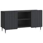 Cabinet TV Negru 102 x 34,5 x 52 cm Lemn prelucrat GartenMobel Dekor