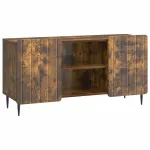 Cabinet TV Stejar fumuriu 102 x 34,5 x 52 cm Lemn prelucrat GartenMobel Dekor