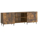 Cabinet TV Stejar fumuriu 150 x 31 x 52 cm Lemn prelucrat GartenMobel Dekor