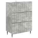 Dulap cu sertare Gri Beton 66 x 34,5 x 92 cm Lemn prelucrat GartenMobel Dekor
