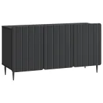 Cabinet TV Negru 99 x 34,5 x 52 cm Lemn prelucrat GartenMobel Dekor