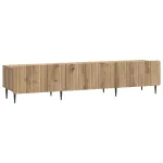 Cabinet TV Stejar Artizanal 147 x 34,5 x 32 cm Lemn prelucrat GartenMobel Dekor