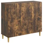 Bufet Stejar fumuriu 89 x 34,5 x 80 cm Lemn prelucrat GartenMobel Dekor
