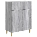 Bufet cu sertar Sonoma gri 66 x 34,5 x 90 cm Lemn prelucrat GartenMobel Dekor