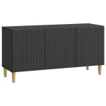 Cabinet TV Negru 99 x 34,5 x 50 cm Lemn prelucrat GartenMobel Dekor