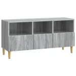 Cabinet TV Sonoma gri 102 x 34,5 x 50 cm Lemn prelucrat GartenMobel Dekor