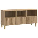 Cabinet TV Stejar Artizanal 102 x 34,5 x 50 cm Lemn prelucrat GartenMobel Dekor