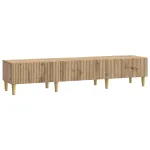 Cabinet TV Stejar Artizanal 147 x 34,5 x 30 cm Lemn prelucrat GartenMobel Dekor