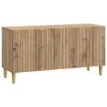 Cabinet TV Stejar Artizanal 99 x 34,5 x 50 cm Lemn prelucrat GartenMobel Dekor