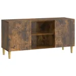 Cabinet TV Stejar fumuriu 102 x 34,5 x 50 cm Lemn prelucrat GartenMobel Dekor