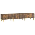 Cabinet TV Stejar fumuriu 147 x 34,5 x 30 cm Lemn prelucrat GartenMobel Dekor
