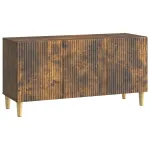 Cabinet TV Stejar fumuriu 99 x 34,5 x 50 cm Lemn prelucrat GartenMobel Dekor