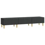 Cabinet TV cu sertar Negru 147 x 34,5 x 30 cm Lemn prelucrat GartenMobel Dekor