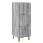 Dulap cu sertare Sonoma gri 33 x 34,5 x 90 cm Lemn prelucrat GartenMobel Dekor