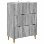 Dulap cu sertare Sonoma gri 66 x 34,5 x 90 cm Lemn prelucrat GartenMobel Dekor