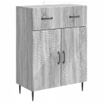 Bufet cu sertar Sonoma gri 66 x 34,5 x 89,5 cm Lemn prelucrat GartenMobel Dekor