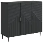 Bufet Negru 89 x 34,5 x 80 cm Lemn prelucrat GartenMobel Dekor